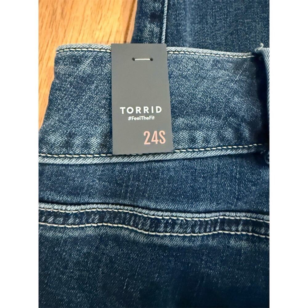 Torrid Jeans Womens Plus Size 24S Dark Wash High Rise Jegging Skinny - Picture 9 of 11